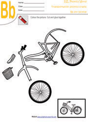 Bb-bicycle-craft-worksheet